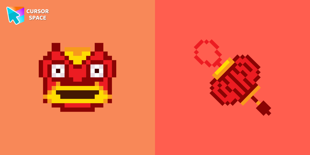 Cursor Chinese Dragon For Chrome
