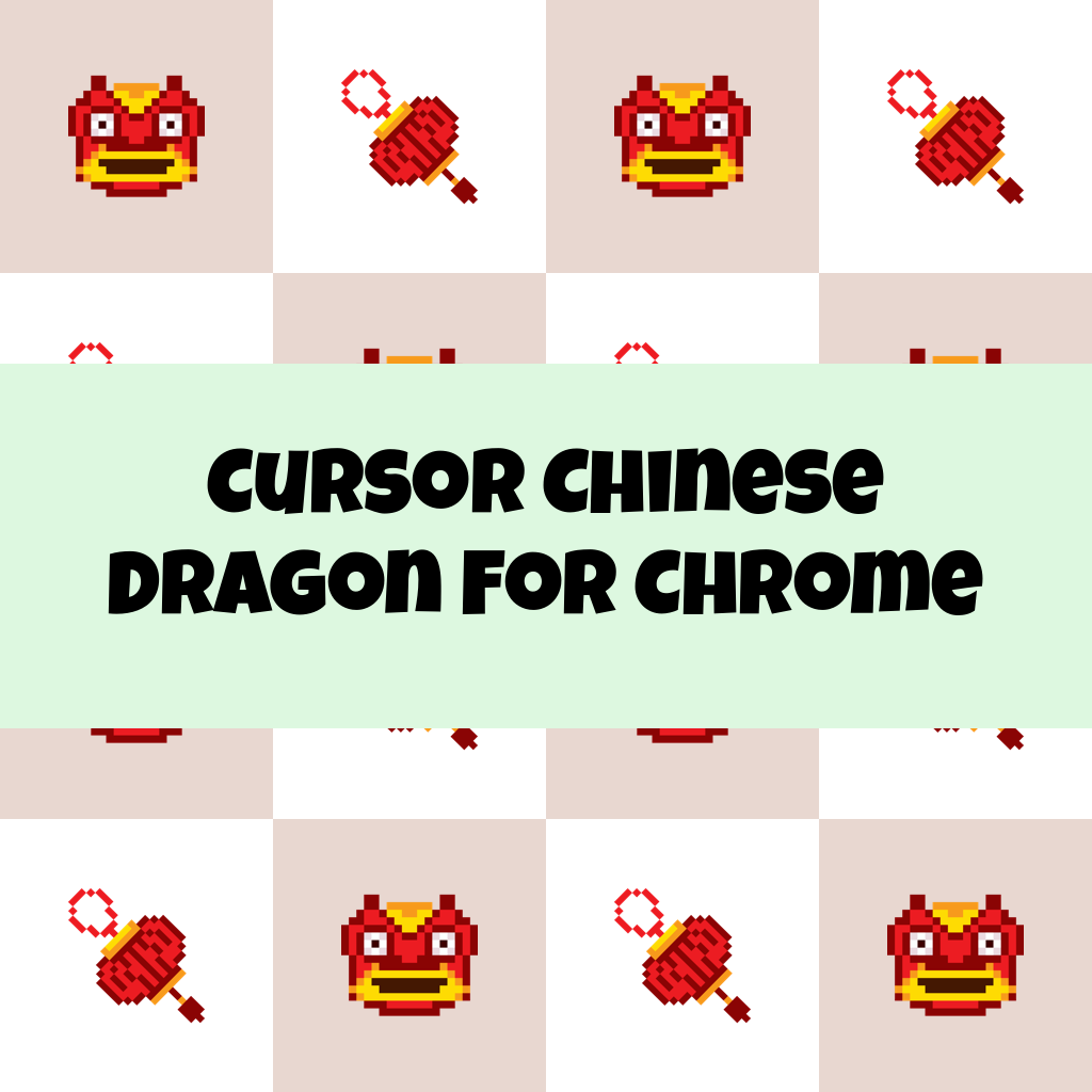 Cursor Chinese Dragon For Chrome